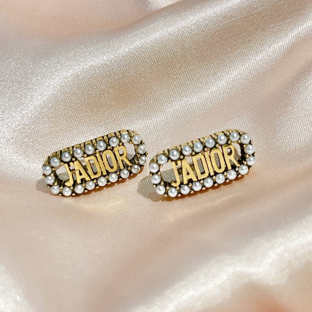Wholesale Chr1st1an D10r Logo Earring
