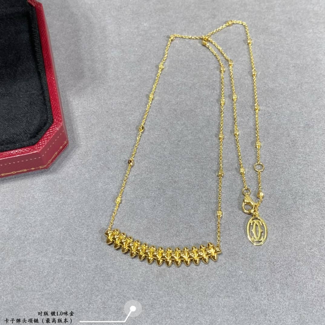 Fake Ca*t1er Logo Necklace
