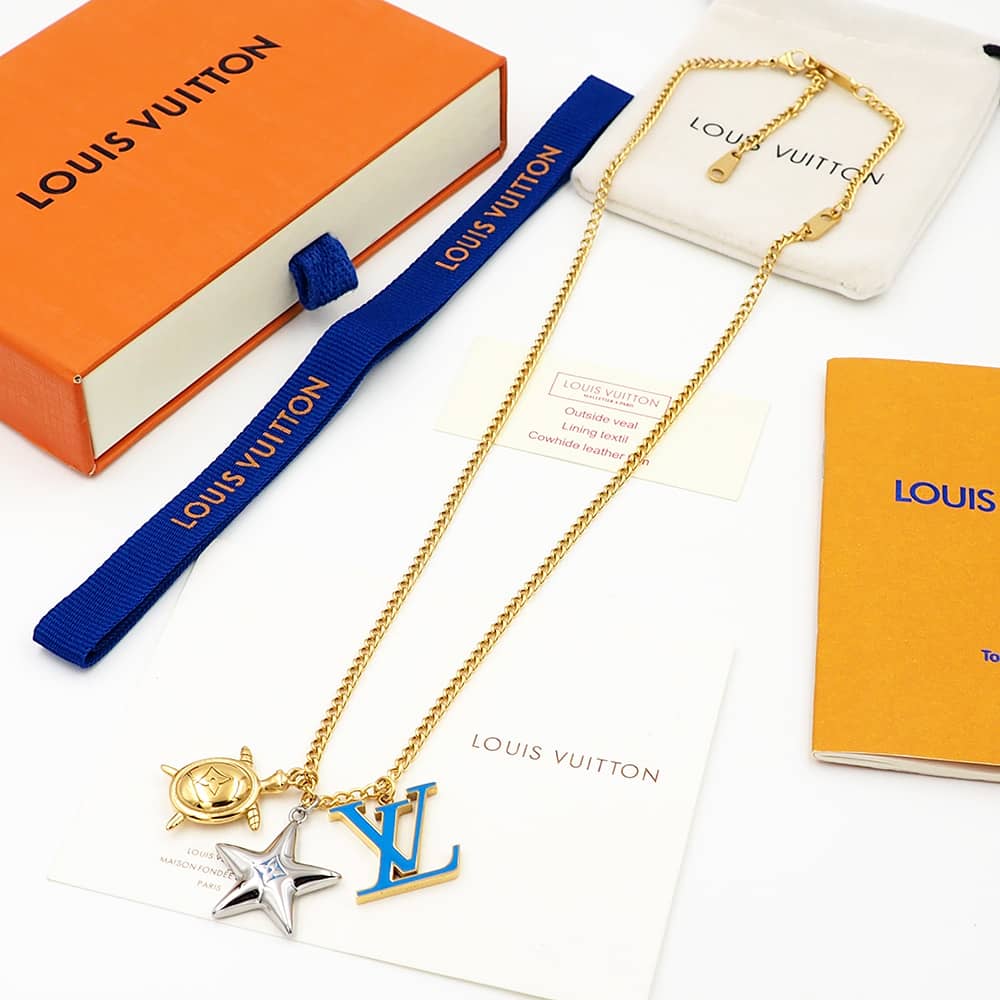 Wholesale L0vis Vvtt0n Logo Necklace