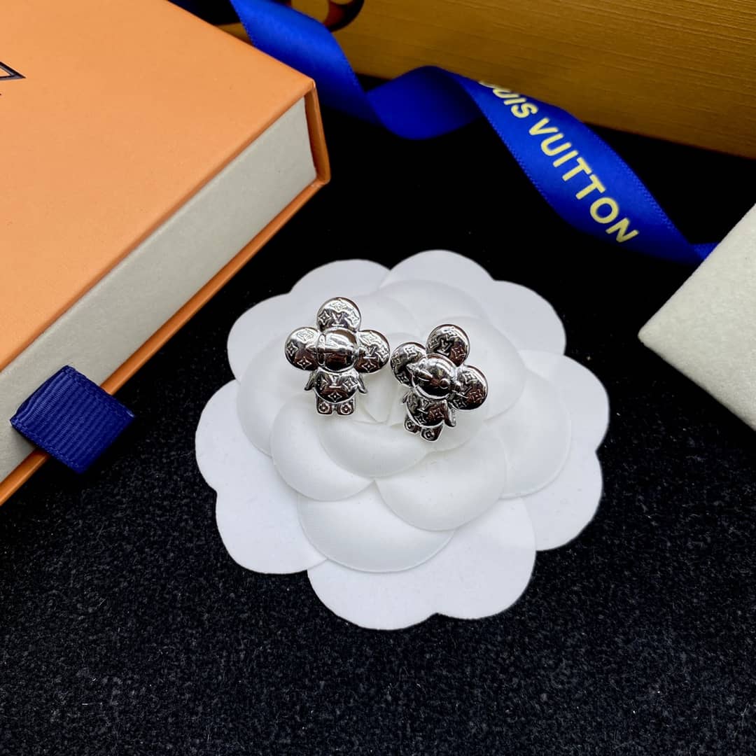 Knockoff L0vis Vvtt0n Logo Earring