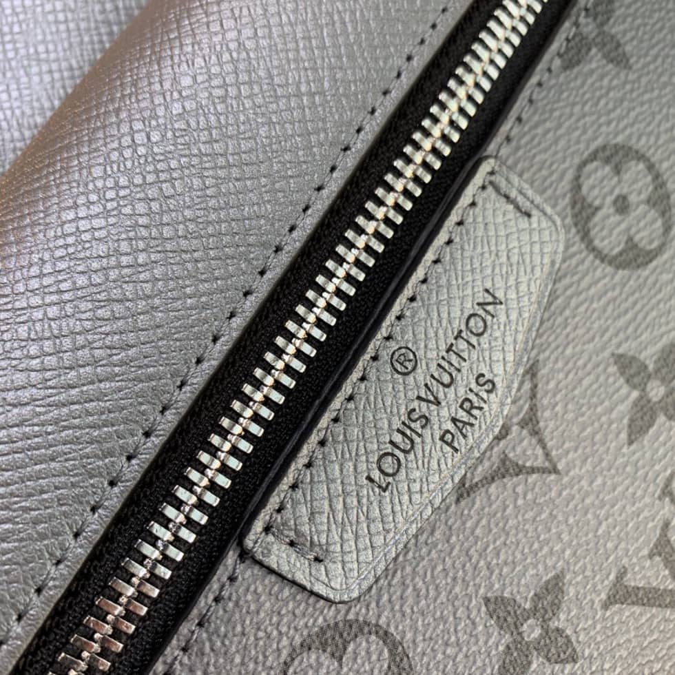LV Bum Bag Dupe Outdoor Bumbag Monogram Eclipse Taiga Black M30245