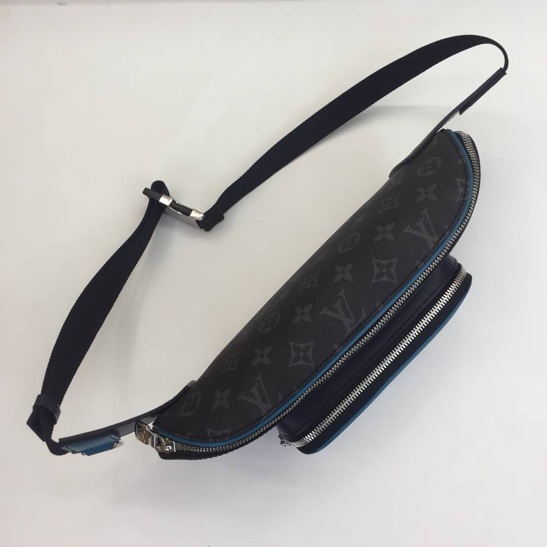 L0vis Vvtt0n Damier Graphite Canvas Replica  Bumbag Black Blue M51464
