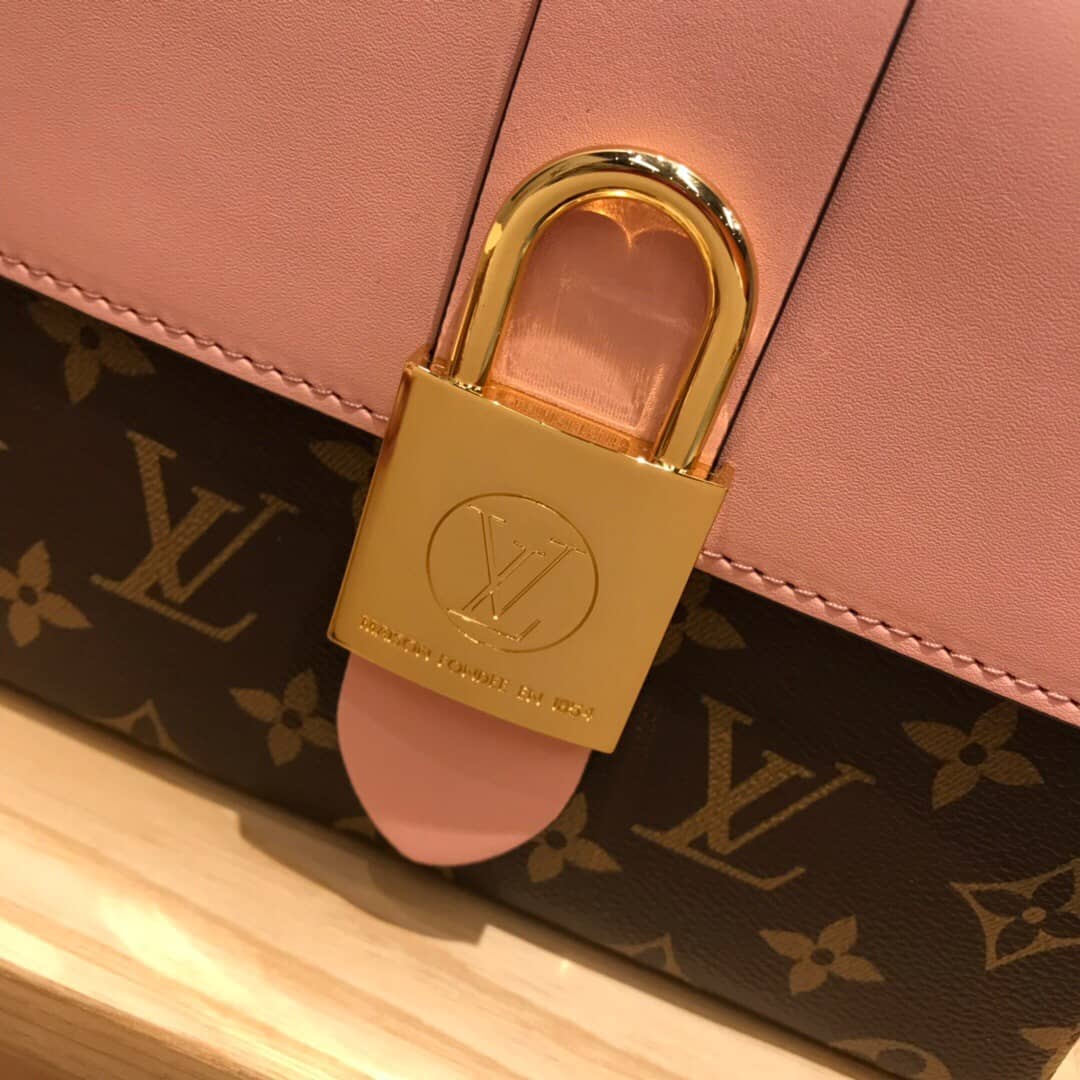 L0vis Vvtt0n Monogram Canvas Locky BB Bag Replica Pink M44321