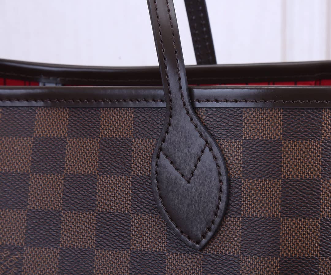 L0vis Vvtt0n Neverfull MM Damier Ebene Tote Replica Red N41358