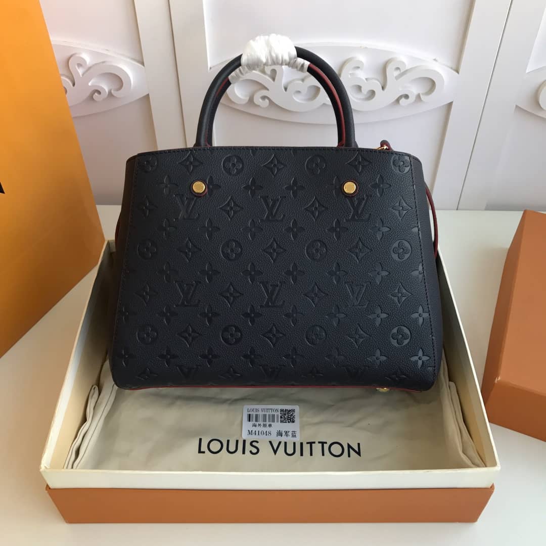 L0vis Vvtt0n Monogram Montaigne MM Shoulder Bag Replica Black M41048