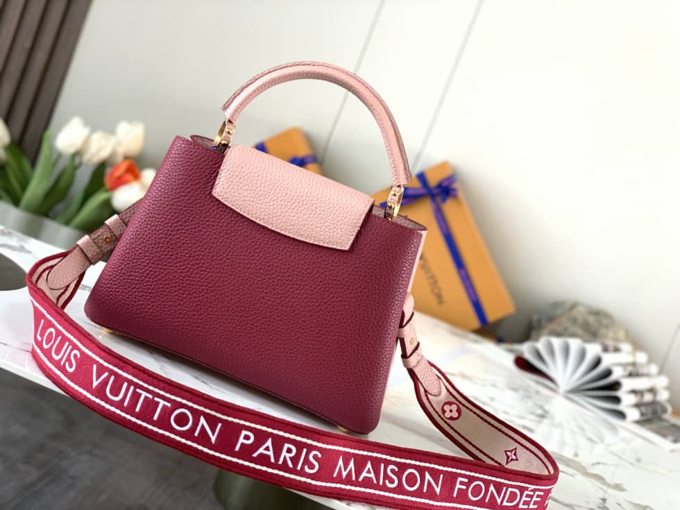 L0vis Vvtt0n Capucines BB Pink M58608 Replica Crossbody Bag