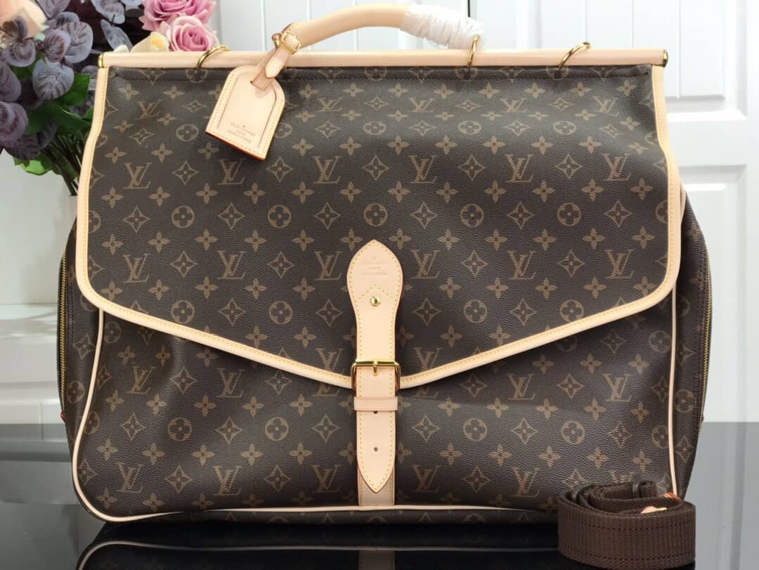 L0vis Vvtt0n Monogram Canvas Hunting Bag Brown M41140 Replica