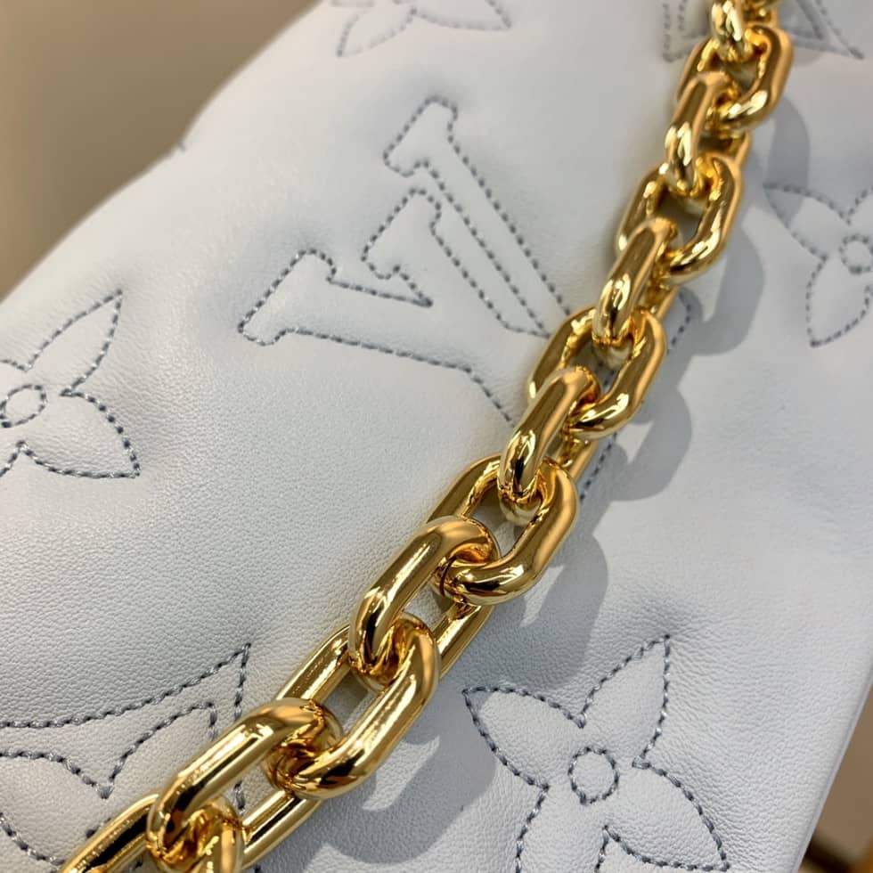 L0vis Vvtt0n Wallet On Strap Bubblegram Blue Glacier M81399 Replica