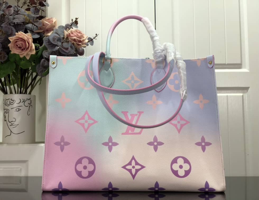L0vis Vvtt0n Onthego GM Sunrise Pastel M46076 Replica Tote