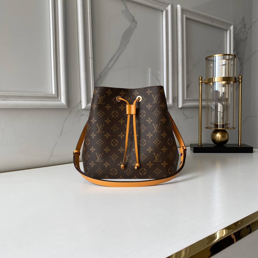 L0vis Vvtt0n Monogram Canvas Neonoe Replica Bucket Bag M43430