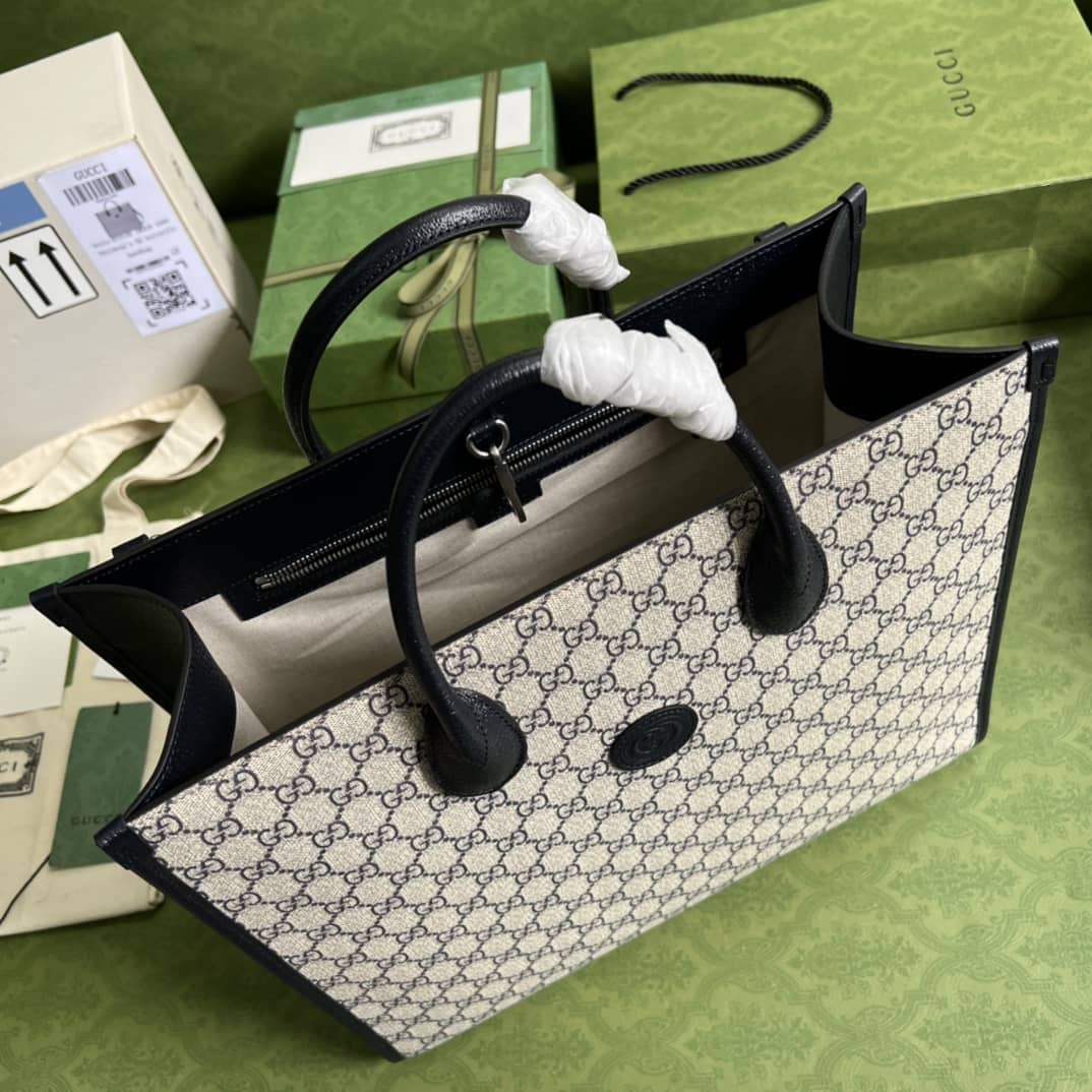 Gvc*1 Medium Tote With Interlocking G 674148 Replica Bag