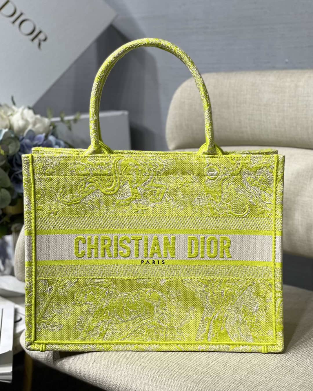 Chr1st1an D10r Tote Bag Dupe CD Book Embroidery
