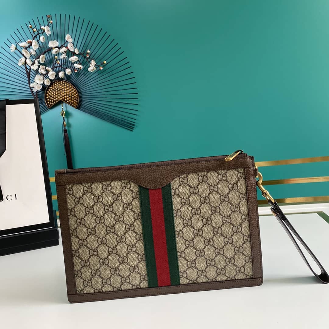 Gvc*1 Monogram Web Ophidia GG Svp*me Cosmetic Case Replica 523156