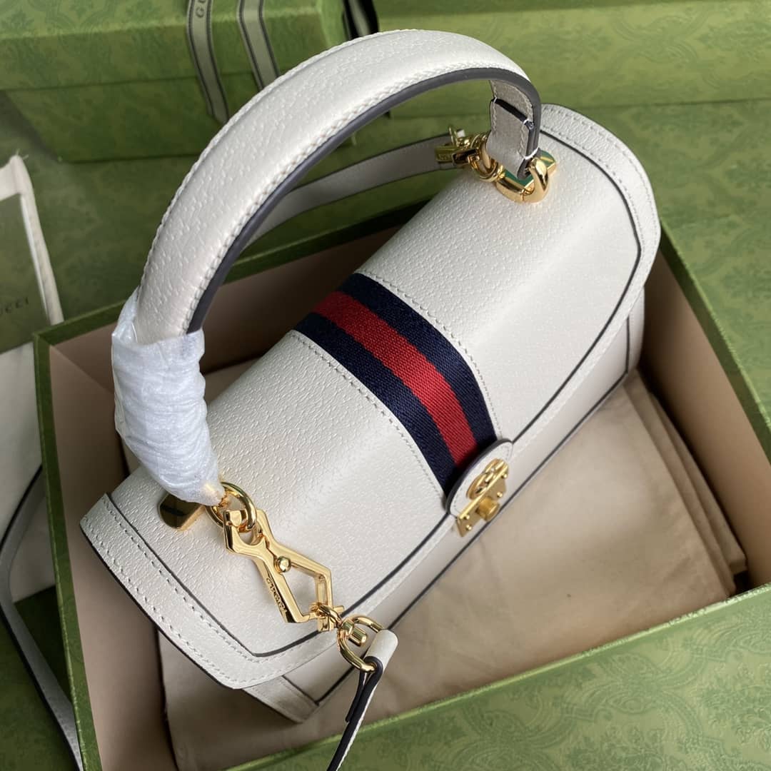 Gvc*1 Ophidia Web Small Top Handle Bag Replica 651055