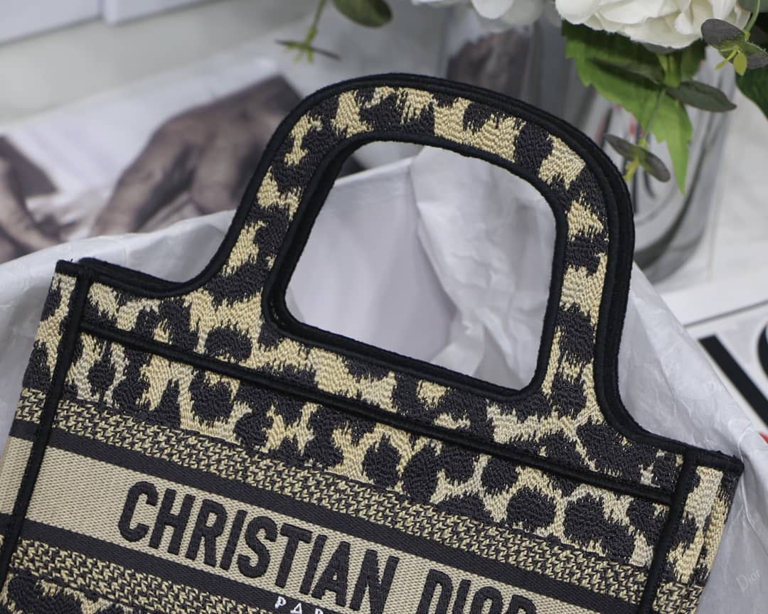 Chr1st1an D10r CD Book Embroidery Replica Tote