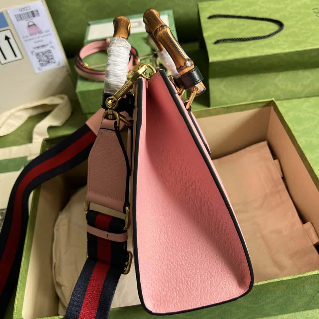 Gvc*1 Diana Small Tote Pink 702721 Replica Bag