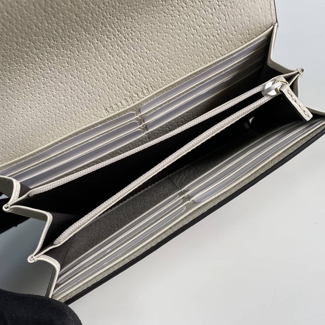 Gvc*1 Flora Print Continental Long Wallet 523153