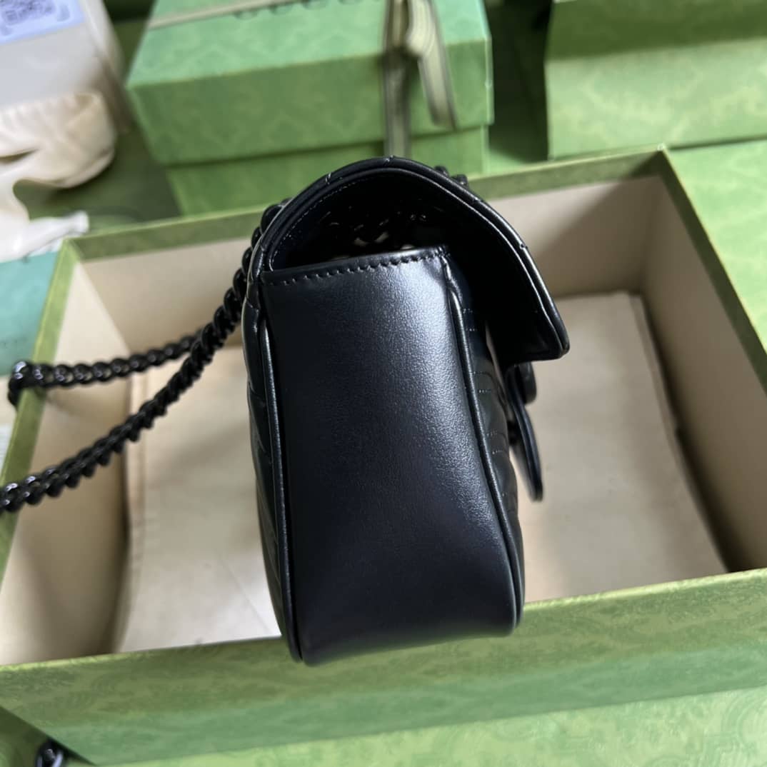 Gvc*1 GG Marmont Matelasse Mini Chain 446744 Replica Crossbody Bag