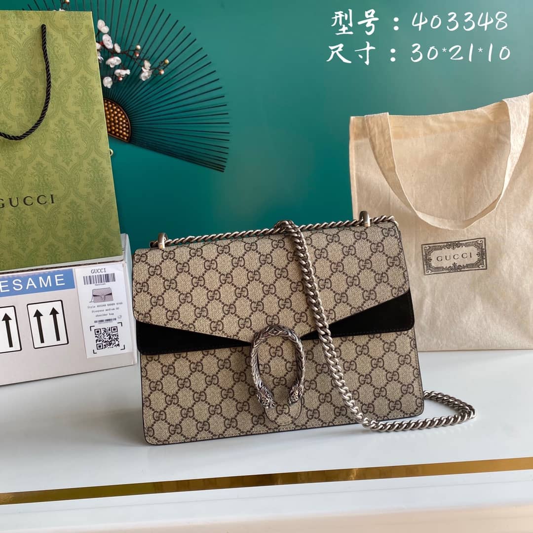 Gvc*1 Dionysus Svp*me Monogram Chain Medium Shoulder Bag Replica 403348