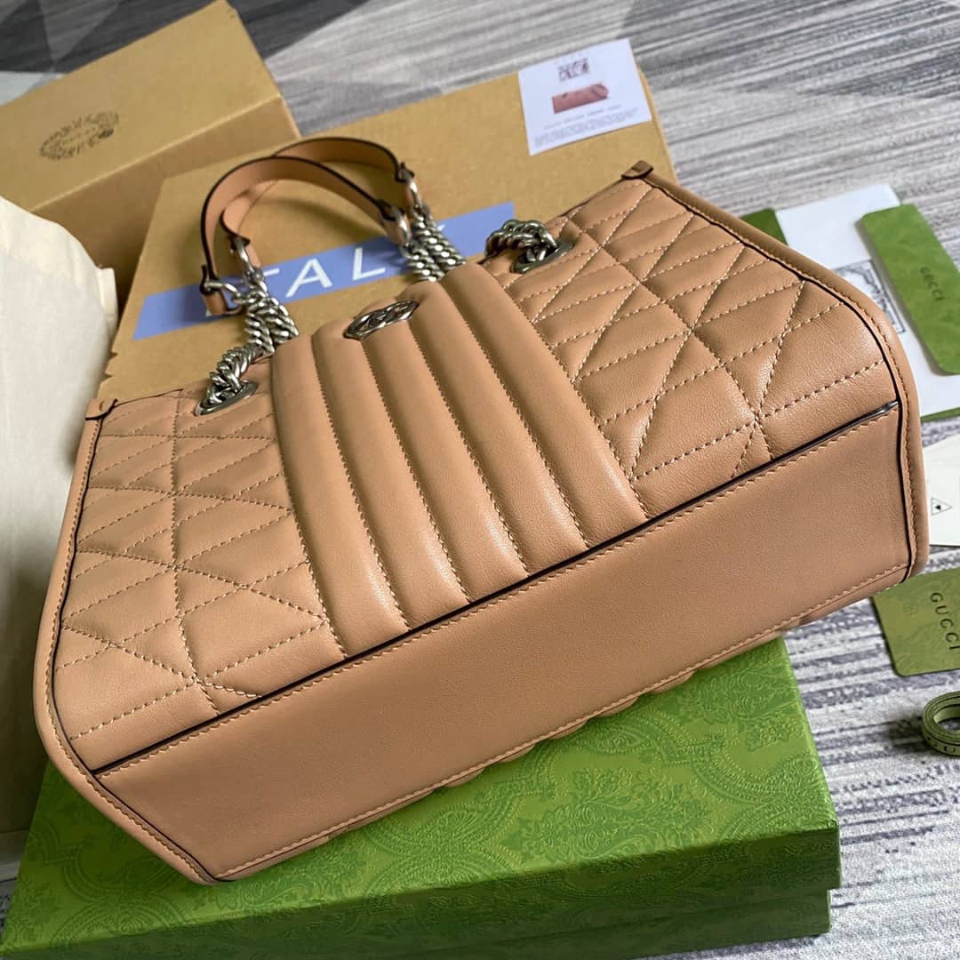 Gvc*1 GG Marmont Small Tote Replica Brown 681483