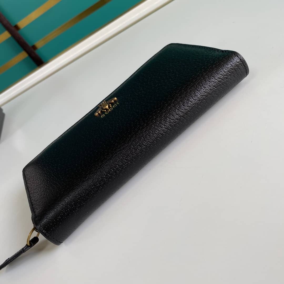 Gvc*1 Animalier Leather Zip Around Wallet 523667 Replica
