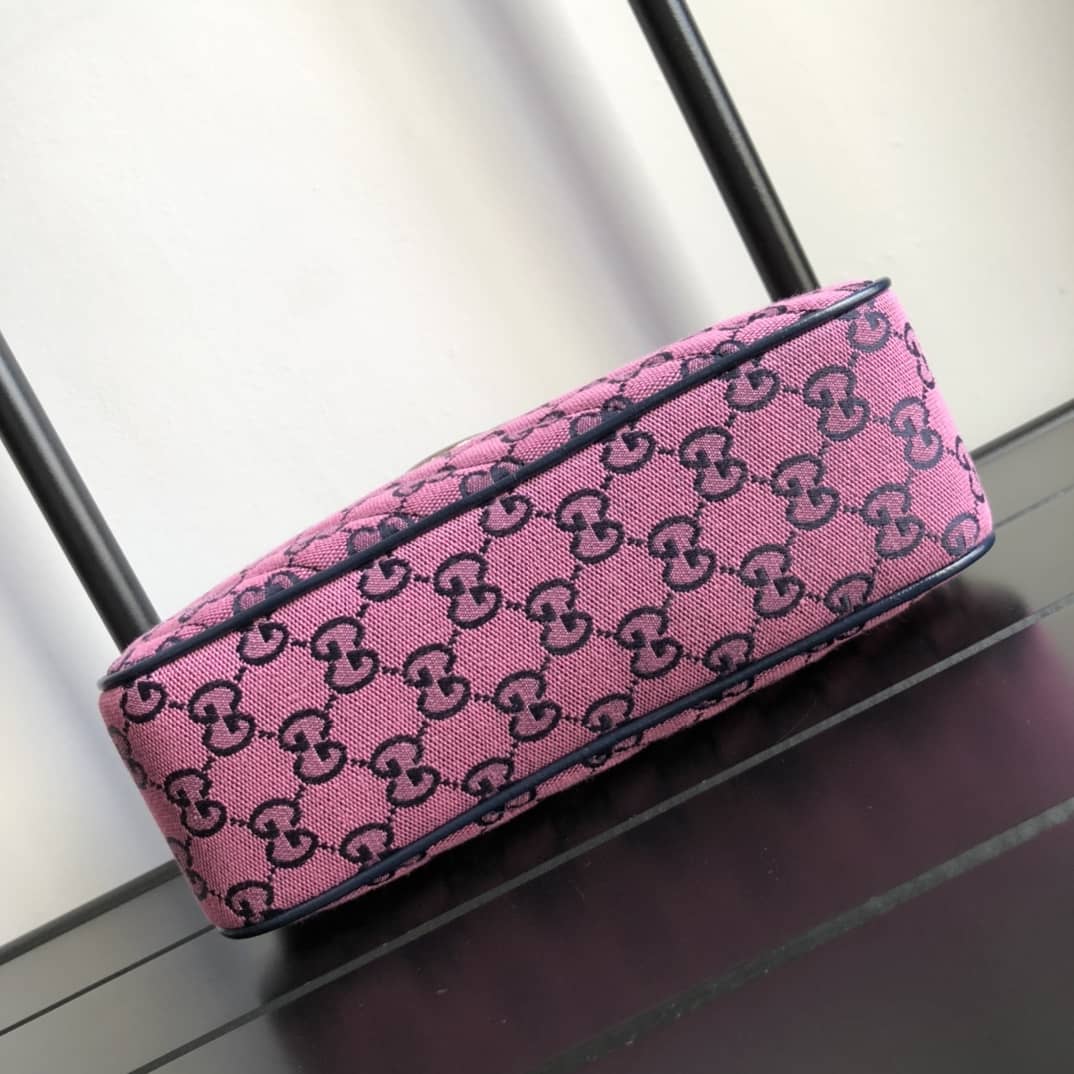 Gvc*1 GG Marmont Small Shoulder Handbag Camera Bag Replica Pink 447632