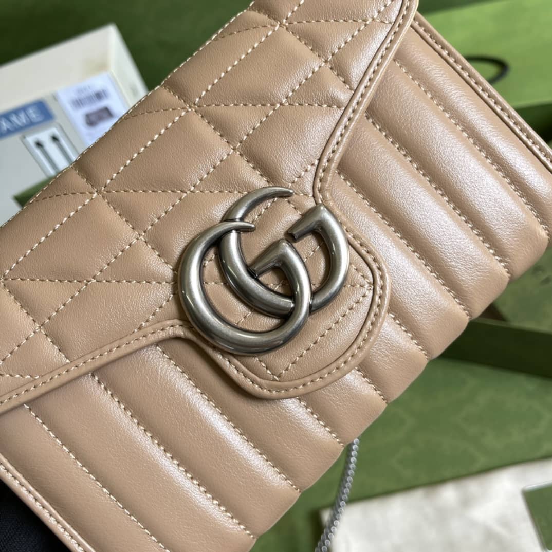 Gvc*1 Marmont GG Matelassé Mini Bag Replica 474575