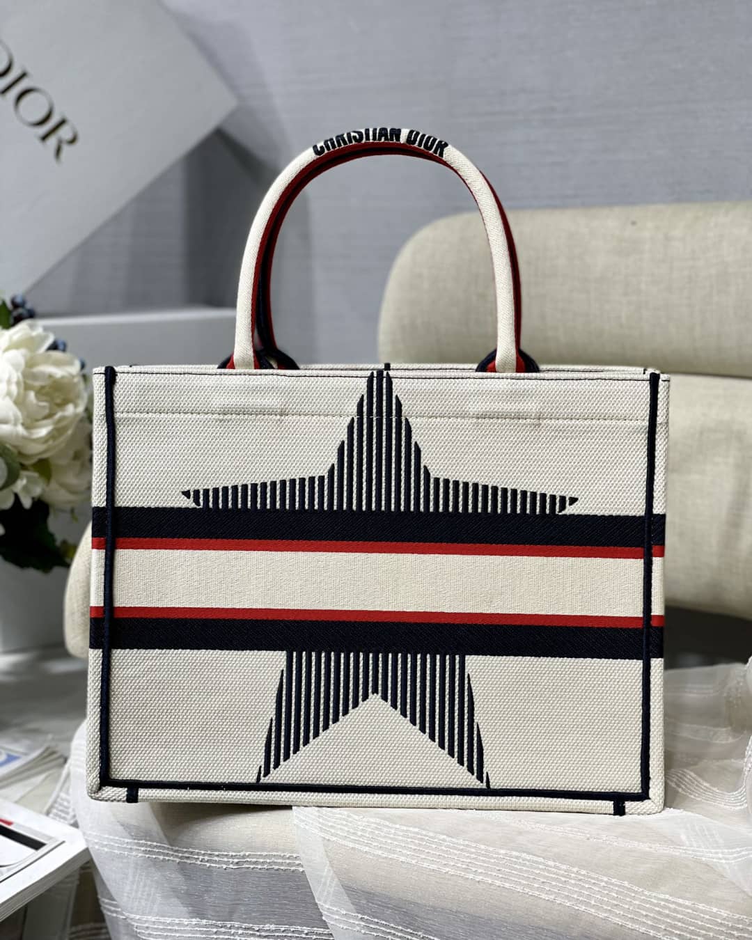 D10r Dupe CD Book Embroidery Tote Bag