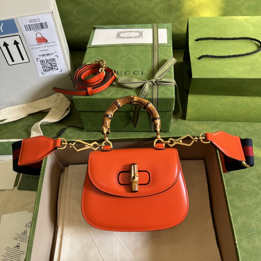 Gvc*1 Bamboo Mini Top Handle Bag Replica 686864