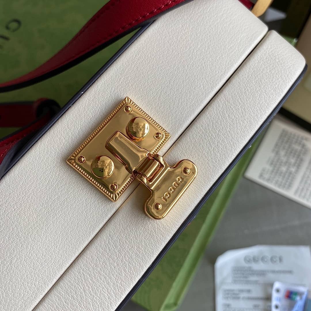 Gvc*1 Interlocking G Mini Bag Replica White 658230