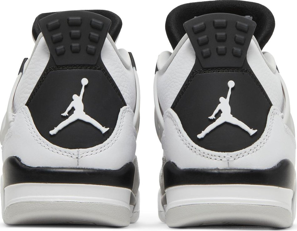 Air Jordan 4 Retro GS  Military Black  408452-111 Replicas