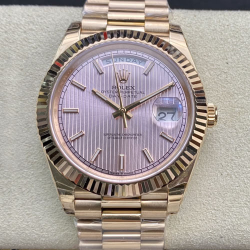 Replica R01ex Day Date M228235-0005 1:1 Best Edition EW Factory Rose Gold