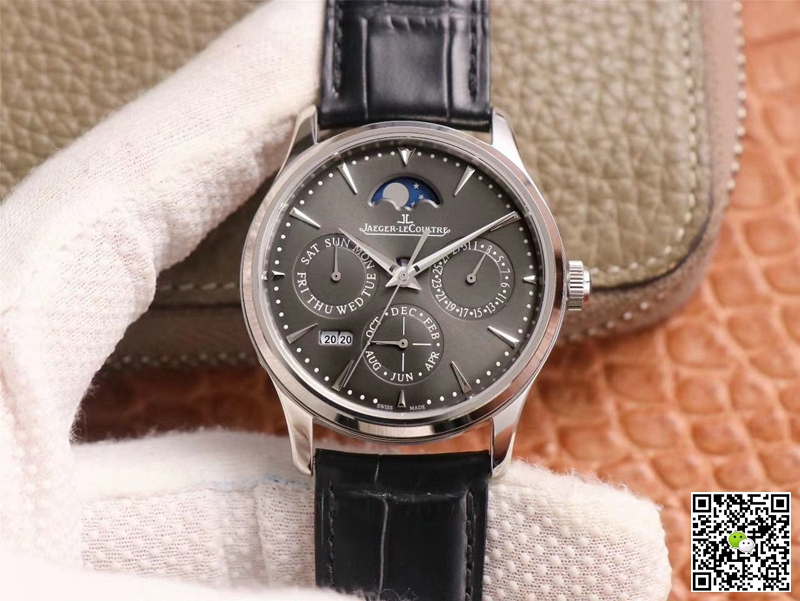 Replica Jaeger LeCoultre Master Ultra Thin 130354J 1:1 Best Edition V9 Factory Gray Dial Swiss ETA868