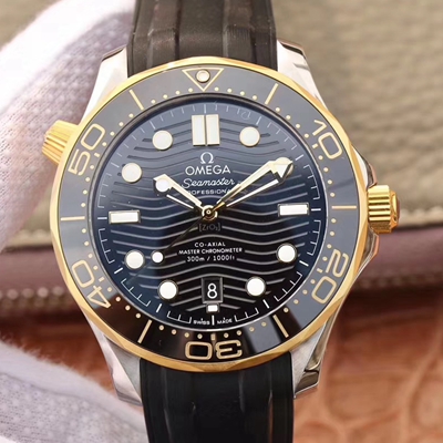 Replica 0me*ga Seamaster 210.22.42.20.01.001 1:1 Best Edition VS Factory Black Dial Swiss ETA8800