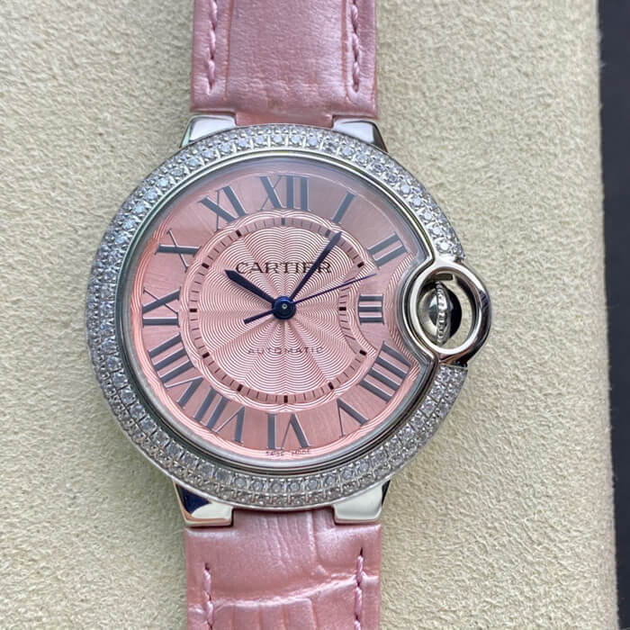Replica Ballon Bleu De Ca*t1er 33MM 1:1 Best Edition V6 Factory D1am0nd Bezel