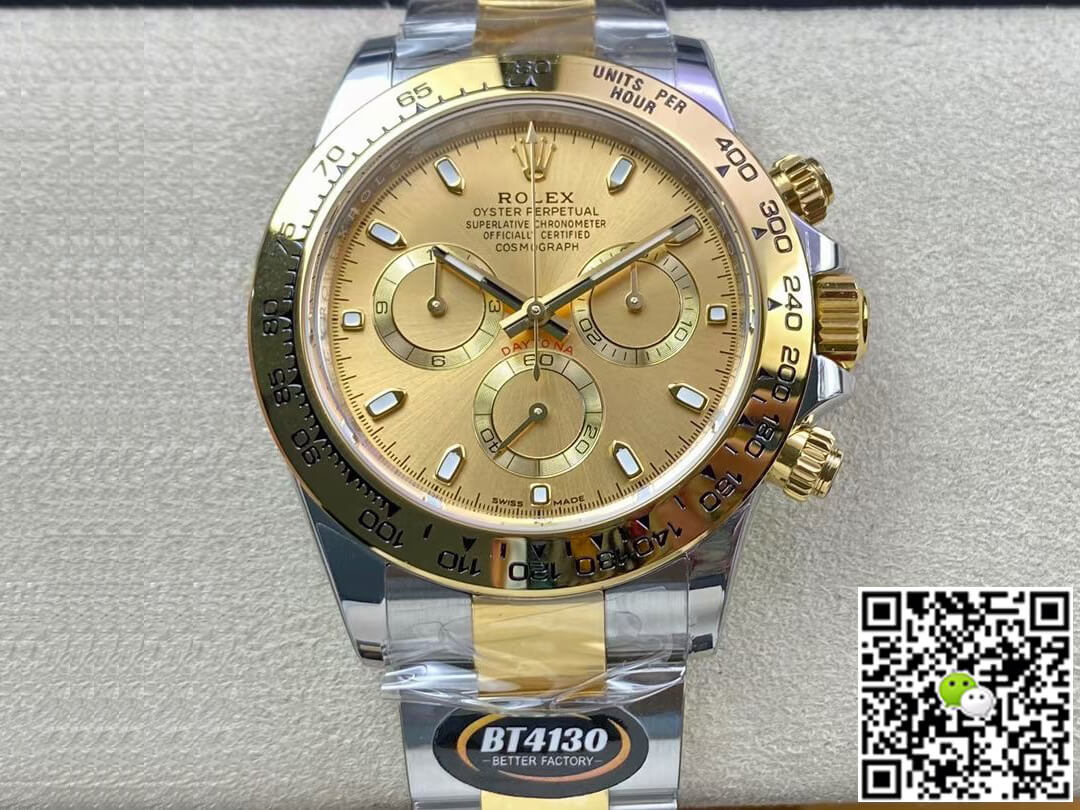 Replica R01ex Daytona M116503-0003 1:1 Best Edition BT Factory Gold Dial