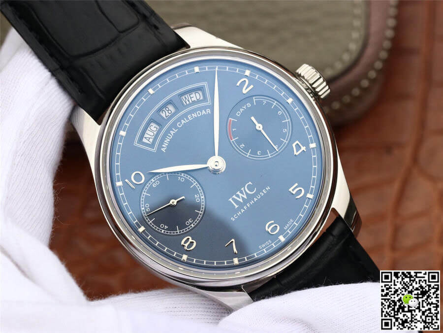 Replica IWC Portugieser IW503502 1:1 Best Edition ZF Factory Blue Dial