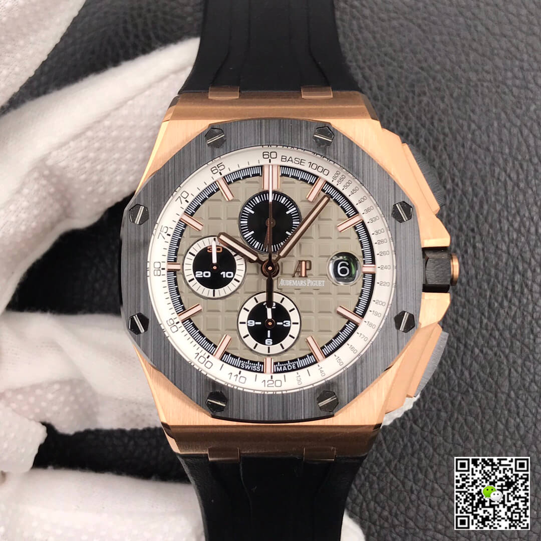 Replica Audemars P1g*et Royal Oak Offshore 26416RO.OO.A002CA.01 1:1 Best Edition JF Factory V2 Rose Gold
