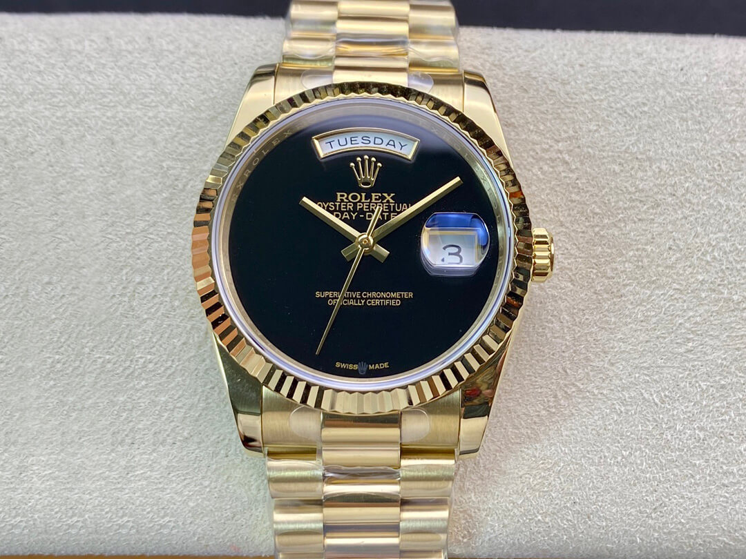 Replica R01ex Day Date 36MM 1:1 Best Edition BP Factory Double Calendar Dial