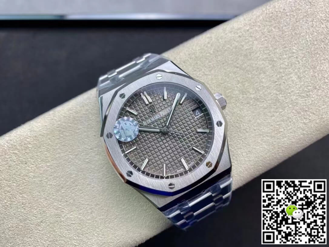 Replica Audemars P1g*et Royal Oak 15500ST.OO.1220ST.02 1:1 Best Edition ZF Factory V2 Version Gray Dial