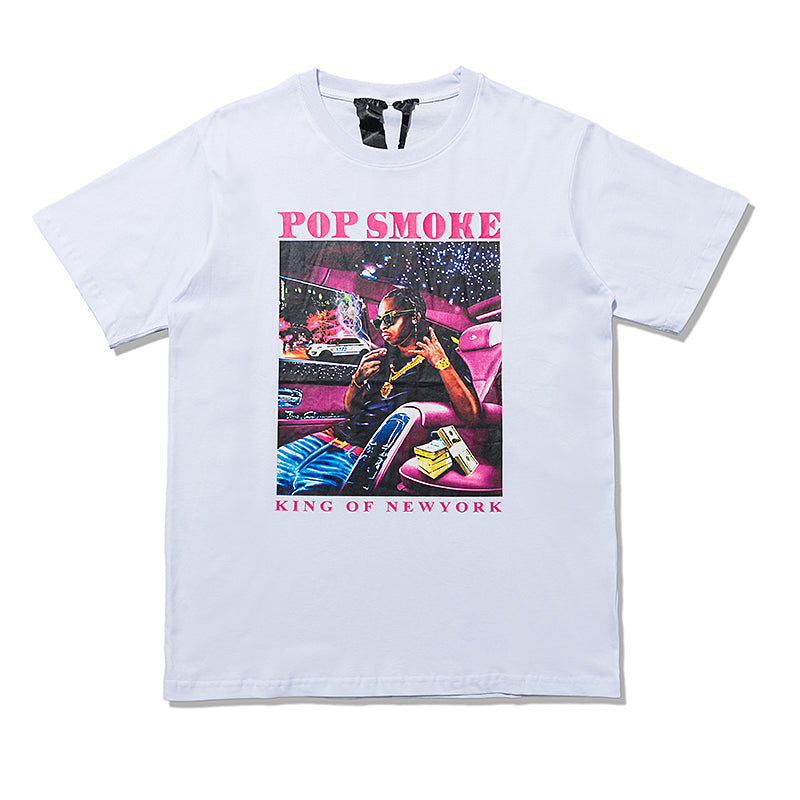 Replica Vlone x POP SMOKE King Of New York Tee S-3XL