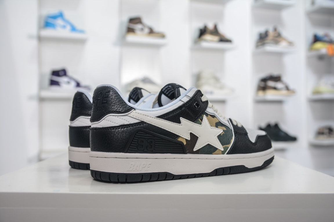 A Bathing Ape Bape SK8 Sta Black Camo