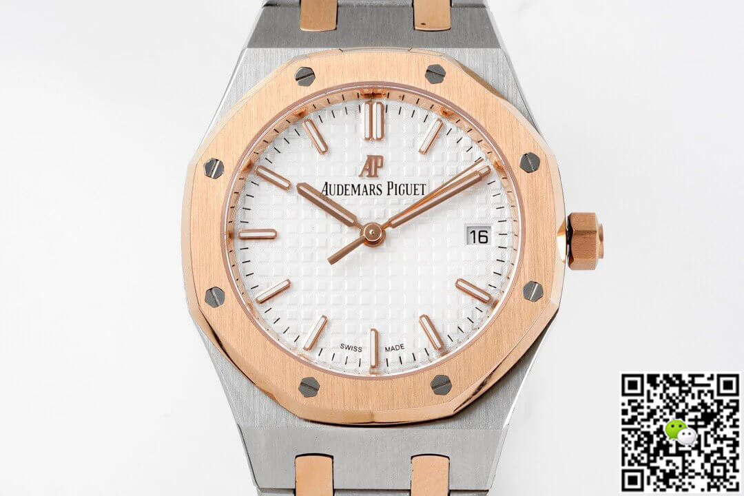 Replica Audemars P1g*et Royal Oak 77350SR.OO.1261SR.01 1:1 Best Edition 8F Factory Silver Dial
