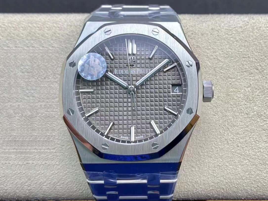 Replica Audemars P1g*et Royal Oak 15500ST.OO.1220ST.02 1:1 Best Edition ZF Factory V2 Version Gray Dial