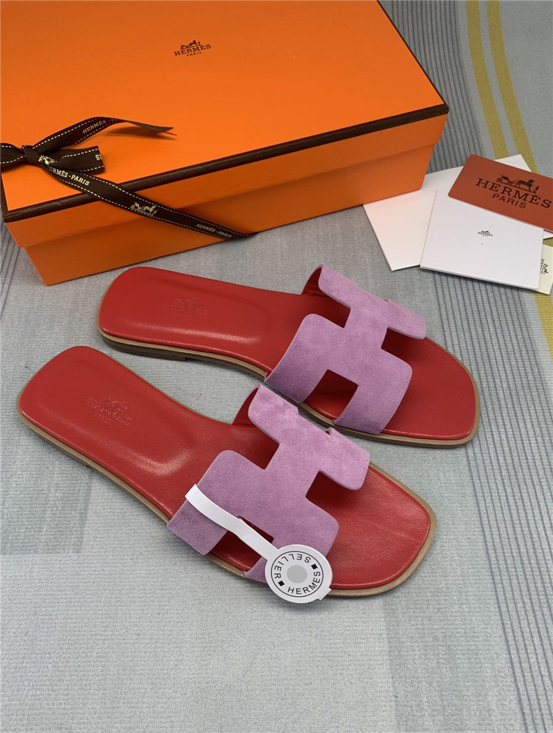 H**me5 flat H slippers womens