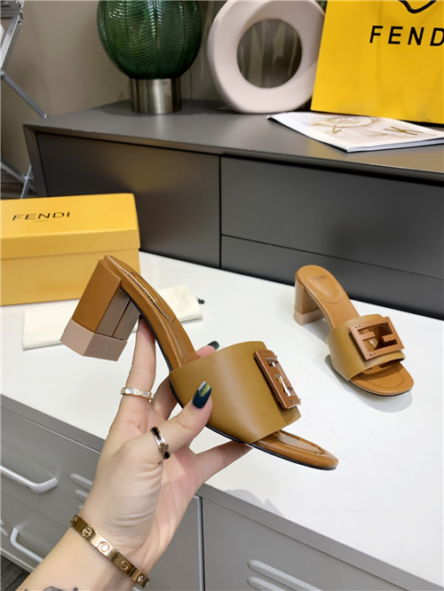 F**di thick heel sandals