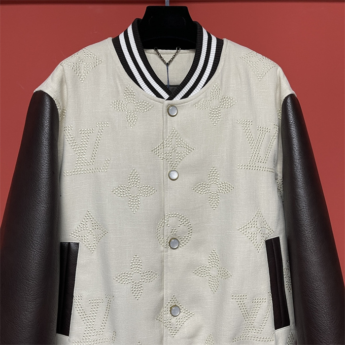 2024fw LV Real Leather Jacket Top Version
