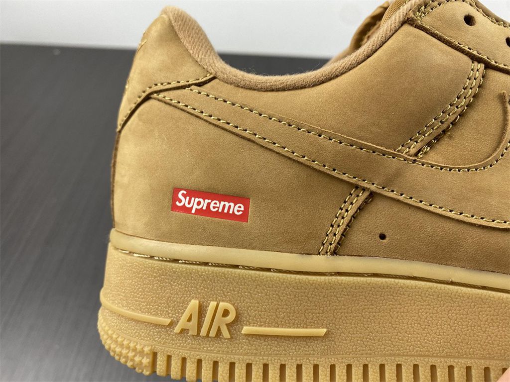 S*p REME X NIKE AIR FORCE 1 LOW SP WHEAT dn1555-200