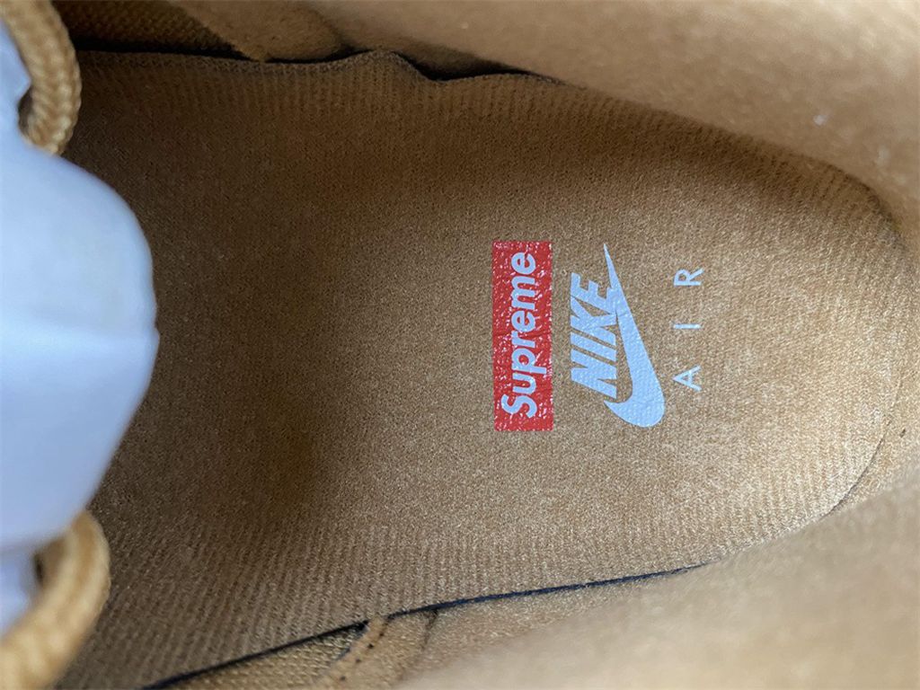 S*p REME X NIKE AIR FORCE 1 LOW SP WHEAT dn1555-200