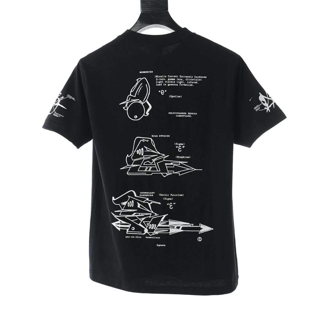 Svp*me 20SS Rammellzee Tag Tee